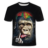 2019 New Men's T-Shirt 3D Print Animal Monkey T-Shirt Short Sleeve Funny Design Casual Top T-Shirt Dropshipping