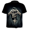 Skull graphic T-shirt horror men's T-shirt 3D fashion tops summer T-shirt men's O-neck shirt boy clothing plus size streetwear