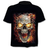 Skull graphic T-shirt horror men's T-shirt 3D fashion tops summer T-shirt men's O-neck shirt boy clothing plus size streetwear