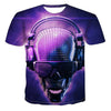 Skull graphic T-shirt horror men's T-shirt 3D fashion tops summer T-shirt men's O-neck shirt boy clothing plus size streetwear