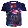 Skull graphic T-shirt horror men's T-shirt 3D fashion tops summer T-shirt men's O-neck shirt boy clothing plus size streetwear